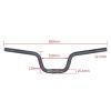 Lightweight Mountain Bike Handlebar, Down Hill DH Extra Long Riser Bar, High Handle Bars 25.4mm, 25.4x580mm view 4