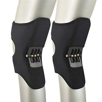 ALLPHA Knee Booster, Power Joint Support Knee Pads Protector, Breathable Mountaineering Deep Care Joint Support Knee Pads Powerful Rebound Spring Force for Gym Running Walking