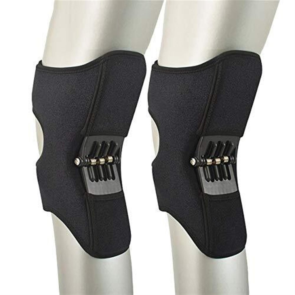 ALLPHA Knee Booster, Power Joint Support Knee Pads Protector, Breathable Mountaineering Deep Care Joint Support Knee Pads Powerful Rebound Spring Force for Gym Running Walking