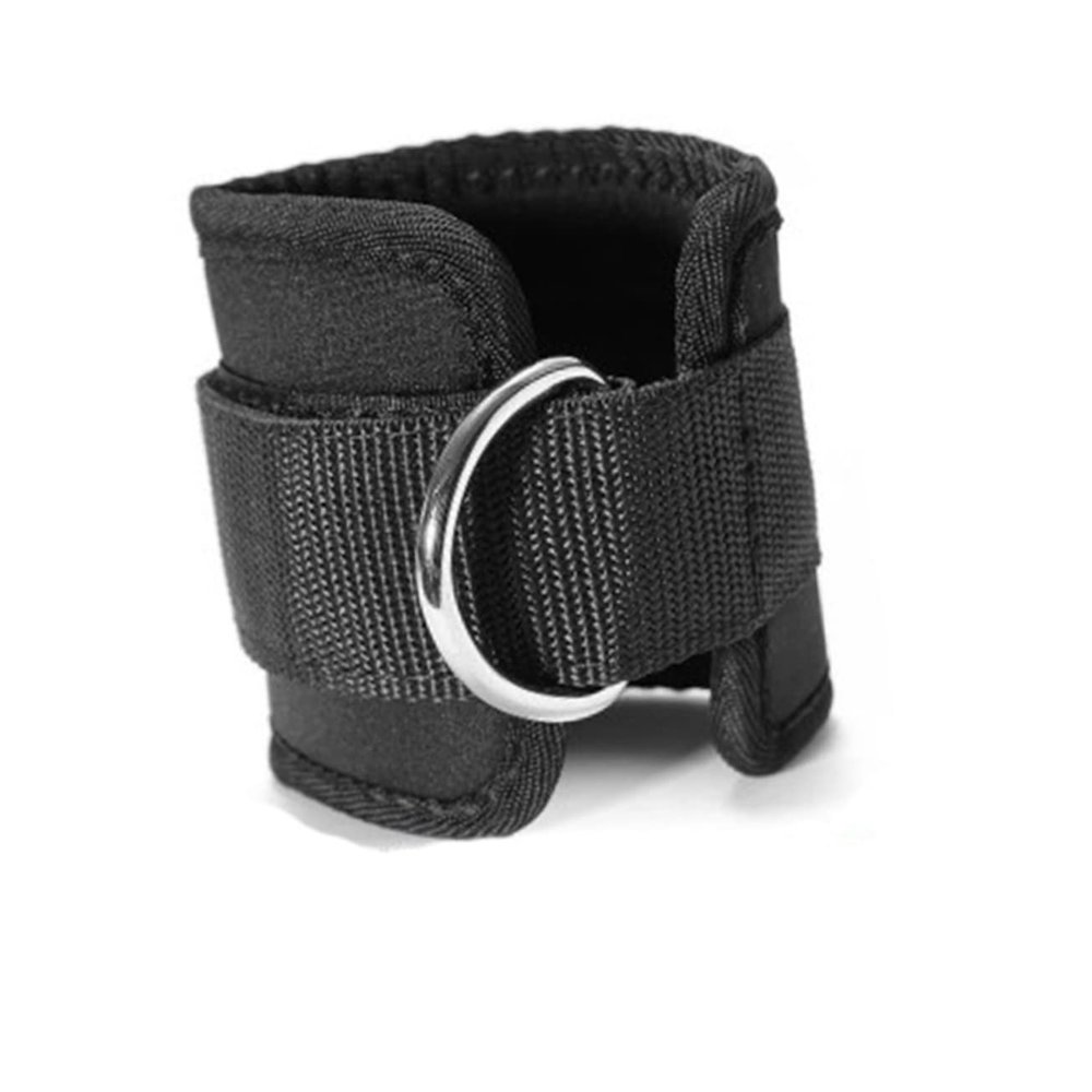Yardwe 2pcs Ankle Straps D-Ring Leg Strength Training Belt for Gym Cable Machines Exercises