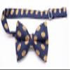 Carahere Mens Bow Tie Handmade Pre-Tied Fun Pattern Bow Ties for Men Light Orange White view 3