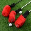 Aymzbd Premium Golf Club Head Covers - Set of 3 for Drivers and, Red+Black view 2