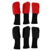 Aymzbd Premium Golf Club Head Covers - Set of 3 for Drivers and, Red+Black view 3