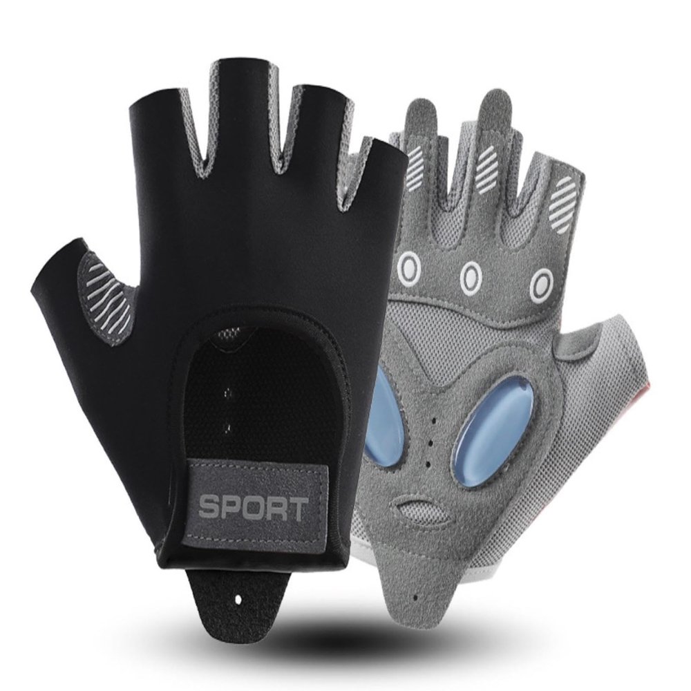 AKARSU Sports Gloves, Women's Yoga Fitness, Exercise, Non-Slip Shock-Absorbing Half-Finger Gloves, wear-Resistant, Breathable, Anti-Cocoon Riding