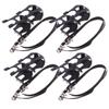 Yardwe 4pcs Foot Pedal Foot Cover for Biking Bike Toe Clips Fixed Straps Road Bike Accessories Toe Clip Slip Resistant Easy Install view 1