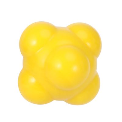 Yardwe 58mm Reaction Ball Hand-Eye Coordination Training Toy for Boys and Girls Adults Yellow Instant Feedback Agile Training Reflex Improvement