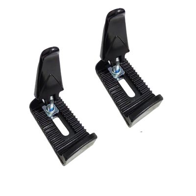 UP100 2 Sets M5x15.5mm Thread Snowboard Binding Straps Highback Adjust Handle and Lump, Black