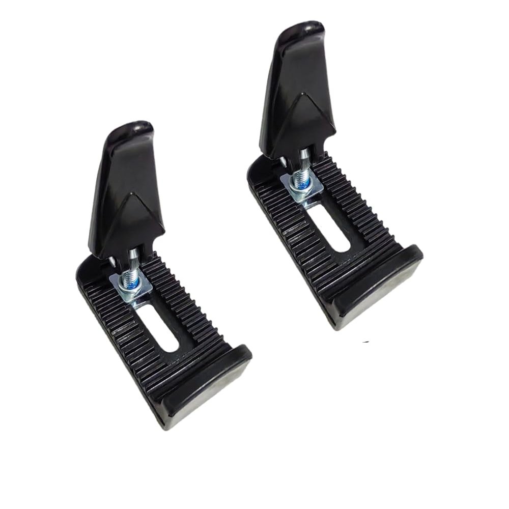UP100 2 Sets M5x15.5mm Thread Snowboard Binding Straps Highback Adjust Handle and Lump, Black