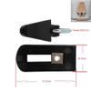 UP100 2 Sets M5x15.5mm Thread Snowboard Binding Straps Highback Adjust Handle and Lump, Black view 3