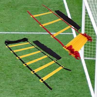 Winning Beast Lot of Two 8-12 - 16 Feet Agility Ladder Speed Training Equipment for Kids and Adults with Carrying Bag
