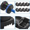 AmNooL Adjustable Dumbbell - 55lb x2 Set, Anti-Slip Handle, Fast Adjust Weight, Full Body Workout view 4