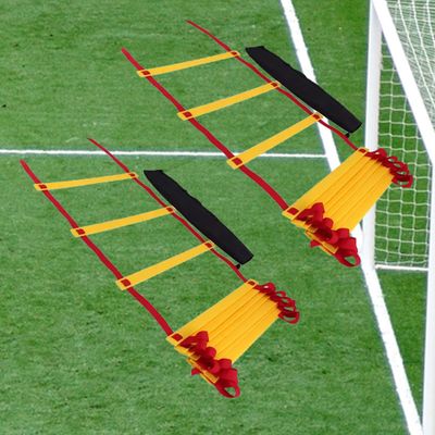 Winning Beast Lot of Two 8-12 - 16 Feet Agility Ladder Speed Training Equipment for Kids and Adults with Carrying Bag