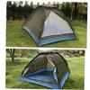 Kisangel Double Person Camouflage Tent Lightweight Single Layer Camping and Beach Tent for Outdoor Adventures Easy to Carry Durable with Mesh Door Design for Couples and Families view 3