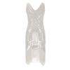 Women's Flapper Dresses 1920s Beaded Fringed Great Vintage Gatsby Dress Elegant Tassel Sequin Glitter Sparkle Dress view 4