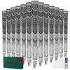 Gowolf Golf Grip Cord Rubber Multi-compound Golf Driver Irons Club Choose 13 Grips with 15pcs Tapes Or Full Kit choose one (Gray, Midsize) view 1