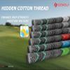 Gowolf Golf Grip Cord Rubber Multi-compound Golf Driver Irons Club Choose 13 Grips with 15pcs Tapes Or Full Kit choose one (Gray, Midsize) view 4