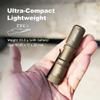Manker E05 II (Al-Sand, Cool White Version, 6500K) Compact Flashlight, High Density LED Emitter 1300 Lumens,IPX8 Waterproof (White Filter) view 4