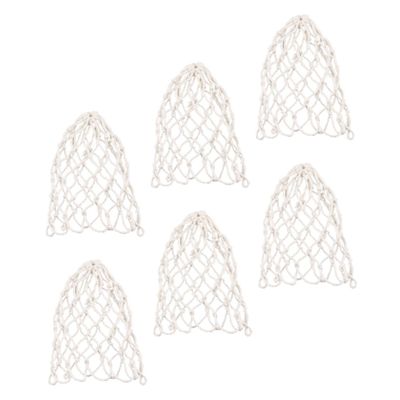 CORHAD 6pcs Durable Billiard Table Pockets Heavy Cotton Replacement Nets for Snooker and Pool Tables for Billiards Venues and Sports Facilities