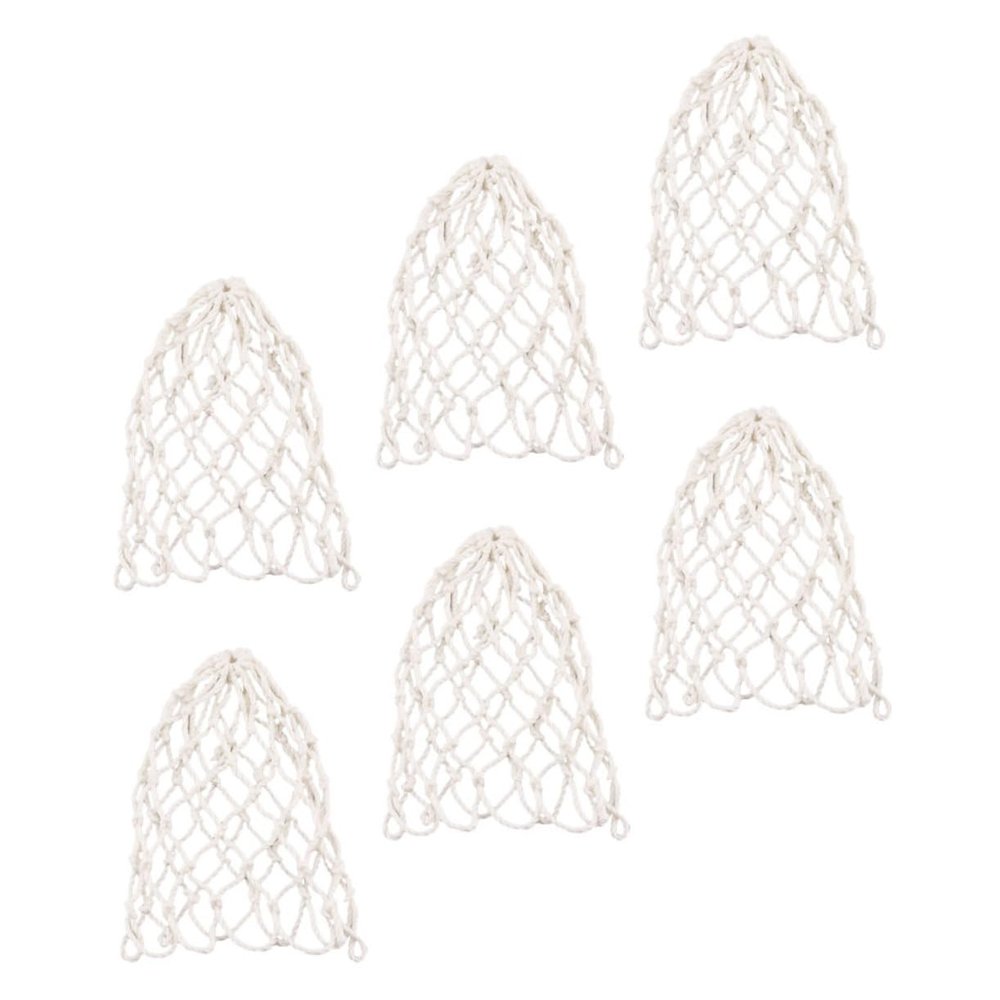 CORHAD 6pcs Durable Billiard Table Pockets Heavy Cotton Replacement Nets for Snooker and Pool Tables for Billiards Venues and Sports Facilities