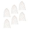 CORHAD 6pcs Durable Billiard Table Pockets Heavy Cotton Replacement Nets for Snooker and Pool Tables for Billiards Venues and Sports Facilities