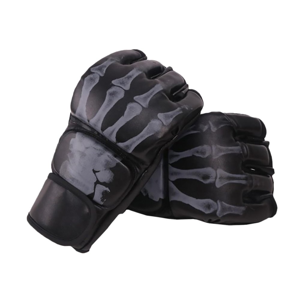 CORHAD Breathable Kickboxing Gloves Men Women Half Gloves Washable Sparring for Boxing Training