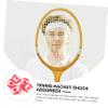 Anneome 6pcs Tennis Racket Vibration Dampeners Professional Silicone Shock Absorbers Easy Install Tennis Dampeners view 2