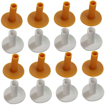 GOOHOCHY 20pcs Flexible Rubber Golf Tees Durable Golf Ball Holders for Consistent Shots Lightweight Practical Tee Holders for Driving Range and Practice