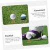 GOOHOCHY 20pcs Flexible Rubber Golf Tees Durable Golf Ball Holders for Consistent Shots Lightweight Practical Tee Holders for Driving Range and Practice view 2