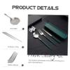 PRETYZOOM 2 Sets Silverware Portable Fork Spoon Kit Camping Cutlery Set Outdoor Tableware Compact Storage Box Easy to Clean view 2