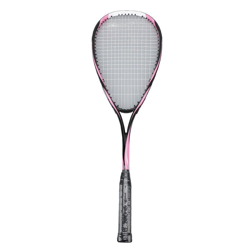 Squash Racket, Durable and Comfortable Heavy Duty Training Squash Racket for Parks (Red)