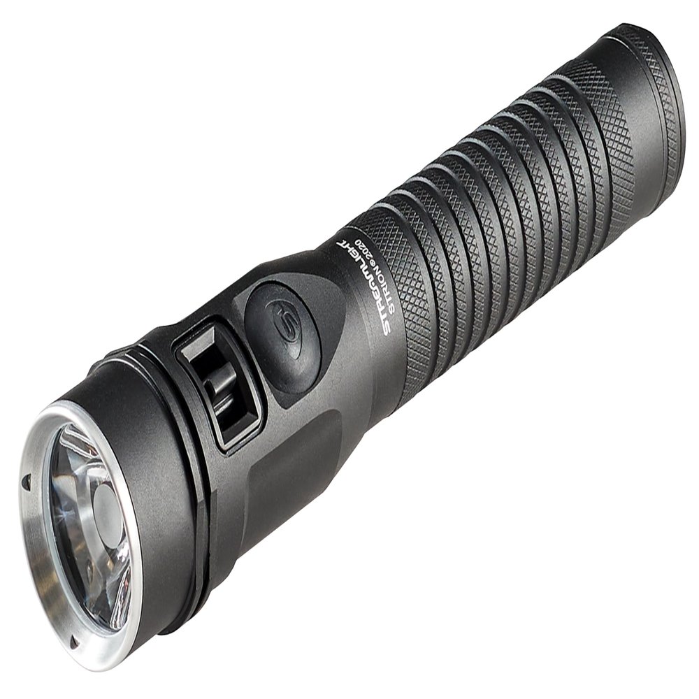 Streamlight 74435 Strion 2020 1200-Lumen Rechargeable LED Flashlight, Includes 120V/100V AC/12V DC Piggyback Charging System, Black