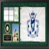Premier Universal Golf Achievement, Event, Award Display Case Frame, 5 Components for Ball, Scorecard, Photo, Printed Graphic Info Insert & Golf Flag view 1