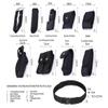 HUNANBANG Outdoor 10pcs Modular Hunting Fishing Duty Belt Police Security Law Enforcement Tactical Equipment System Utility Belt Hunting Black (10pcs belt set2) view 2