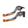 AshiLd Fit for Tuareg 660 2022-2023 Clutch Handles for Tuareg660 Folding Extendable Brake Levers (Color : K) view 1