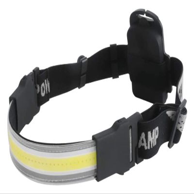 ZPLUZ LED Head Torch, Super Bright Headlamp Strip, 500 Lumen, 3 Lighting Modes, Low Profile, 210 Illumination Wide-Beam LED, Great for Running, Cycling, Hiking, Camping, AAA Battery Powered