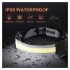 ZPLUZ LED Head Torch, Super Bright Headlamp Strip, 500 Lumen, 3 Lighting Modes, Low Profile, 210 Illumination Wide-Beam LED, Great for Running, Cycling, Hiking, Camping, AAA Battery Powered view 4