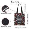 WSNANG Hadestown Inspired Gift Hadestown Character Musicals Tote Bag Red Carnations Shoulder Bag Musical Gift (AlwayHadestown TB) view 4