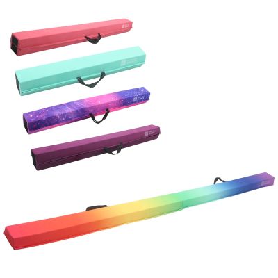 Modern-Depo Foldable Gymnastics Balance Beam 6 Ft / 8 Ft / 9 Ft / 9.5 Ft for Home Use, Therapy, Practice, Training, Foam Folding Floor Beam for Kids, Non Slip Walking Beam Floor Balance Base