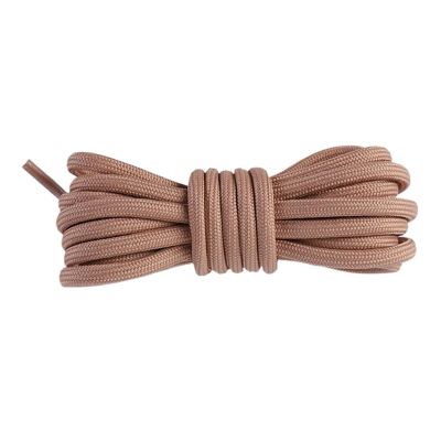 1 Pair Shoelaces Round Shoe Laces High Top Outdoor Walking Hiking Boot Laces Bootlaces Sneaker Shoelace 100/120/140 Cm (Color : Camel, Size : 140cm)