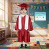 Misscom Shiny Kids Graduation Cap and Gown Set with 2026 Tassel Plus White Stole Certificate for Kindergarten Preschool view 3