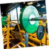 Happyyami 4pcs Barbell Hanger Holder Bumper Plate Storage Dumbbell Rack for Gym Accessories Wall Mounted view 4