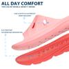 OZLOOK Womens Recovery Sandals Slides for Mens Plantar Fasciitis Sport for Sandals Comfortable Orthotic Athletic Arch Support Slides, Lightweight Cloud Slippers Thick Cushion Open Toe view 4