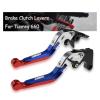AshiLd Fit for Tuareg 660 2022-2023 Clutch Handles for Tuareg660 Folding Extendable Brake Levers (Color : B) view 2