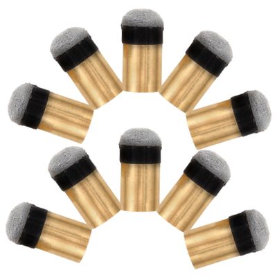 Happyyami 10pcs Billiard Pool Cue Tips Screw Cue Tips Replacement for Billiard Stick