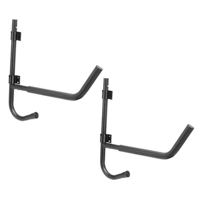 Happyyami 2sets Folding Kayak Storage -Mounted Canoe Holder for Indoor Use and Material Easy to Install Kayak Wall Mount for Garage and Home