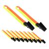 Happyyami 12pcs Reflective Trail Markers Clip Clips Hiking Accessories Fluorescent Ribbon for Tree Stand Hunting Hiking Camping