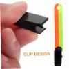 Happyyami 12pcs Reflective Trail Markers Clip Clips Hiking Accessories Fluorescent Ribbon for Tree Stand Hunting Hiking Camping view 4