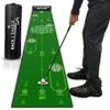 Back 2 Basics 10ft Green Golf Putting Mat - True-to-Life Green Simulation Golf Putting Mat - Ideal Indoor/Outdoor Training Aid - Created by Expert Golfers - Golf Gifts for Christmas
