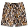 Beagle Mens Swim Trunks - Hawaiian Mens Shorts - Summer Drawstring Beachwear Shorts Series 43 Size L view 1