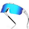 VEWOE Polarized Cycling Sunglasses for Men Women UV400 Baseball Glasses for MTB Riding Bicycle Running Driving Bike view 1